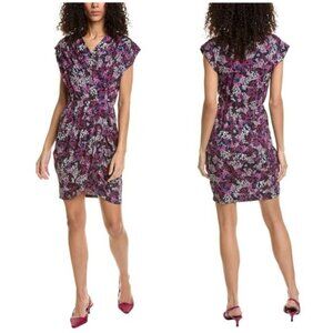 New Ted Baker Jersey Faux Wrap Dress in Floral Print Ted Size 6 / US 14